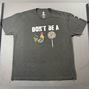 ASMDSS - Don’t Be A Rooster Lollipop Graphic Tee – Funny Chicken Pun Shirt 2X